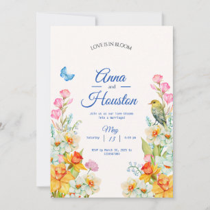 Hochzeitseinladung zur Blume Einladung
