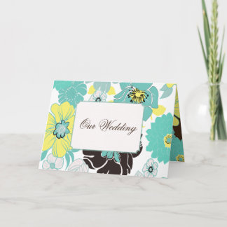 Hochzeitseinladungen ~ Blumenmotive Einladung