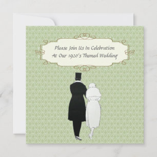Hochzeitseinladungen der 1920er Jahre Einladung