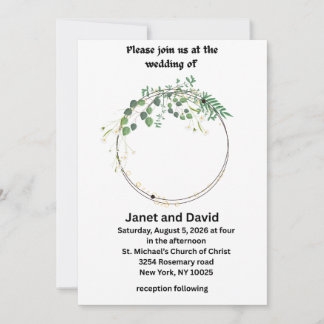 Hochzeitseinladungen Einladung