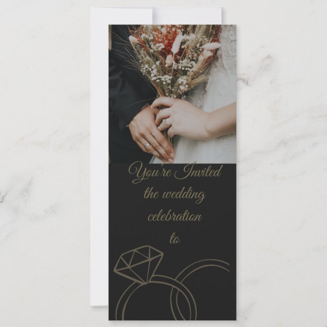 Hochzeitseinladungen Einladung (Vorderseite)
