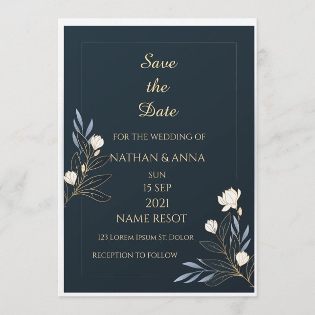 Hochzeitseinladungen Einladung (Vorderseite)