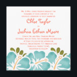 Hochzeitseinladungen für Hibisken und Korallen Einladung<br><div class="desc">Tropische und Beach-Themenpool Blue Hibiskus Korallen Text Hochzeitsfeiern Einladungen perfekt für ein hawaiianisches Thema oder Hochzeit in Urlaubsort. Artwork © Chrissy H. Studios,  LLC. Alle Rechte vorbehalten. Benutzerdefinierte Farbanforderungen willkommen.</div>