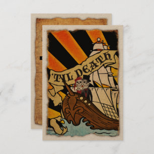 Hochzeitseinladungen für Piraten Einladung