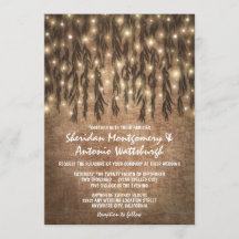Hochzeitseinladungen im Vintage-Stil mit Trauerwei