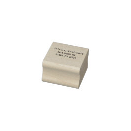 Hochzeitseinladungen mit individuellem Dankeschön Gummistempel