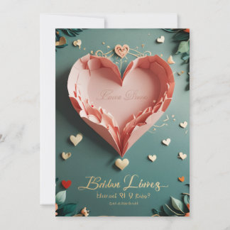 Hochzeitseinladungen und Ankündigungen Design