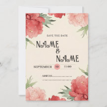 Hochzeitseinladungskarte