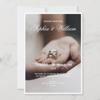 Hochzeitseinladungskarte Einladung