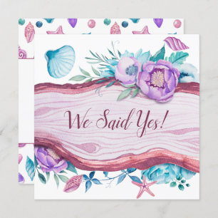 Hochzeitsempfang am karibischen Strand Einladung