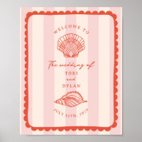 Hochzeitsempfang bei Seashells Scalloped Border St