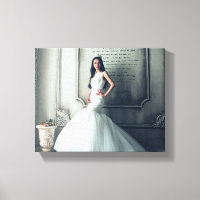 Hochzeitsempfang Bridal Portrait Display Keepake