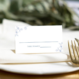 Hochzeitsempfang Einfache Blumennummer Einfach Bla Platzkarte