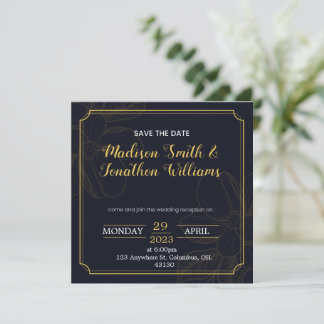 Hochzeitsempfang Einladung Save The Date