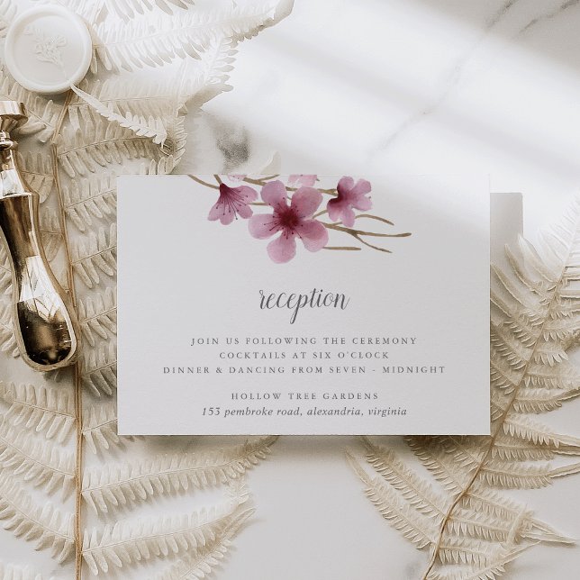 Hochzeitsempfang für Wasserfarben Einladung (Von Creator hochgeladen)