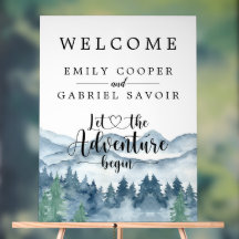 Hochzeitsempfang im Wasserfarbenwald