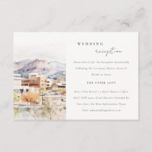Hochzeitsempfang in Colorado Springs, Colorado Begleitkarte