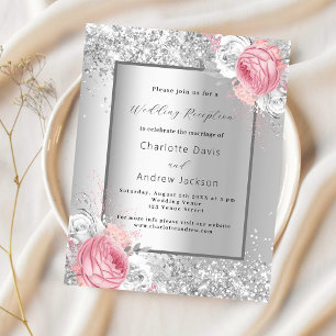 Hochzeitsempfang in Rosa