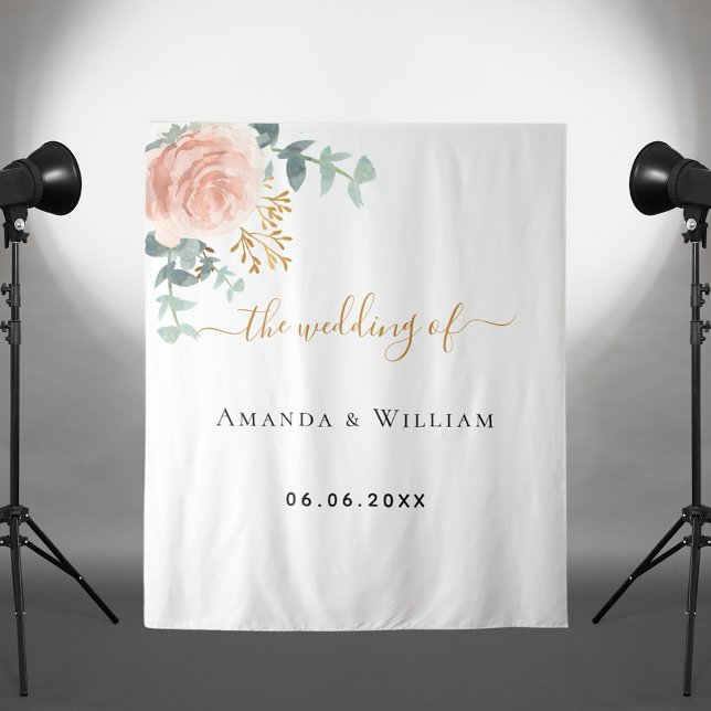 Hochzeitsempfang in Rose Rosa Wandteppich (Von Creator hochgeladen)