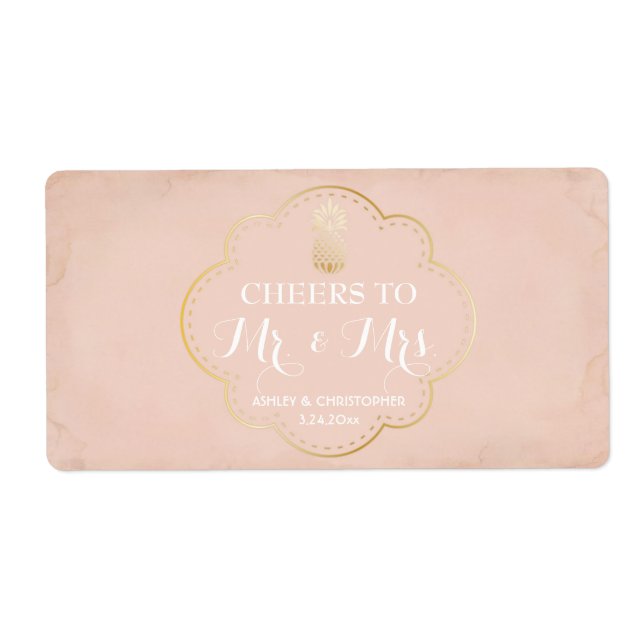 Hochzeitsempfang Mini Champagne Ananas (Vorne)