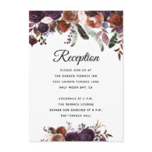 Hochzeitsempfang mit Burgunder Flora