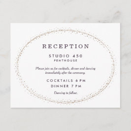 Hochzeitsempfang *Private Label* Einladung