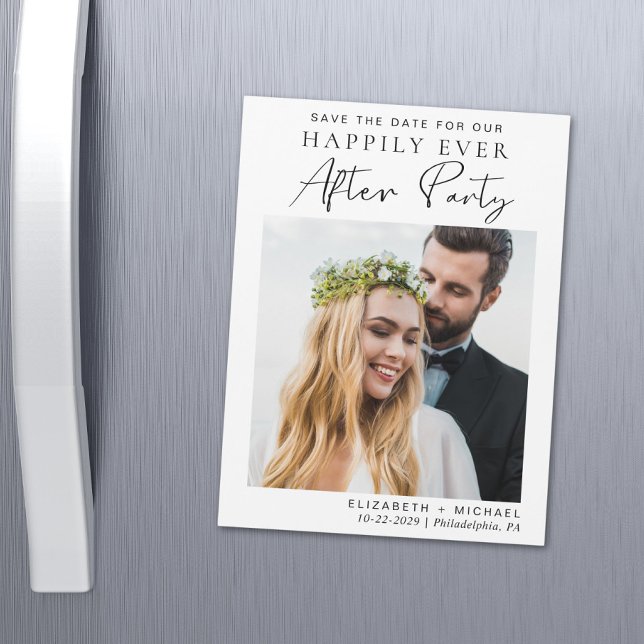 Hochzeitsempfang Save the Date Magneteinladung (Von Creator hochgeladen)