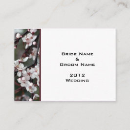 Hochzeitsempfangskarten. Begleitkarte