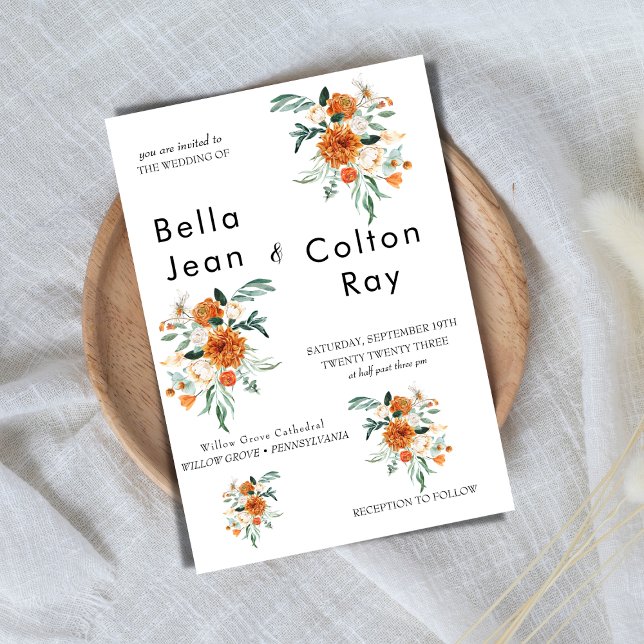 Hochzeitsempfehlung für die Bläserkaskade Einladung (Von Creator hochgeladen)