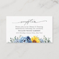 Hochzeitsempfehlung für Sonnenblumen