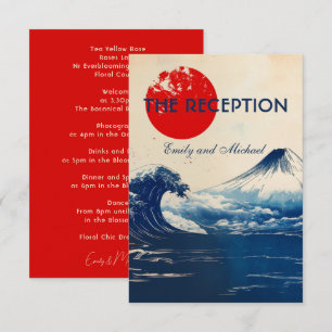 Hochzeitsempfehlung Japonesque Harmonie mit Fuji Begleitkarte