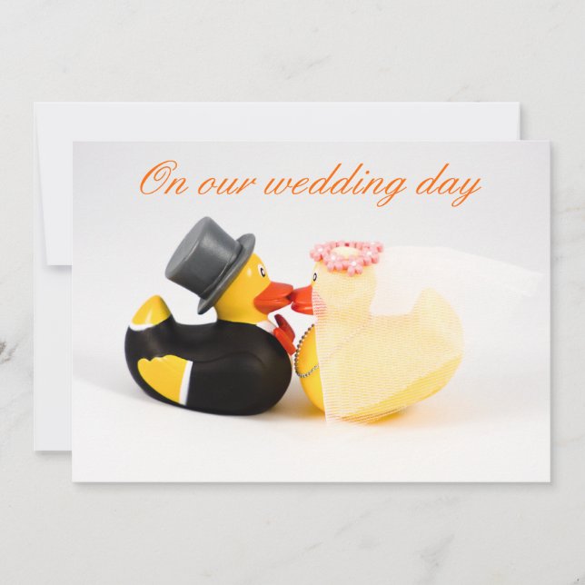 Hochzeitsenten (Vorderseite)
