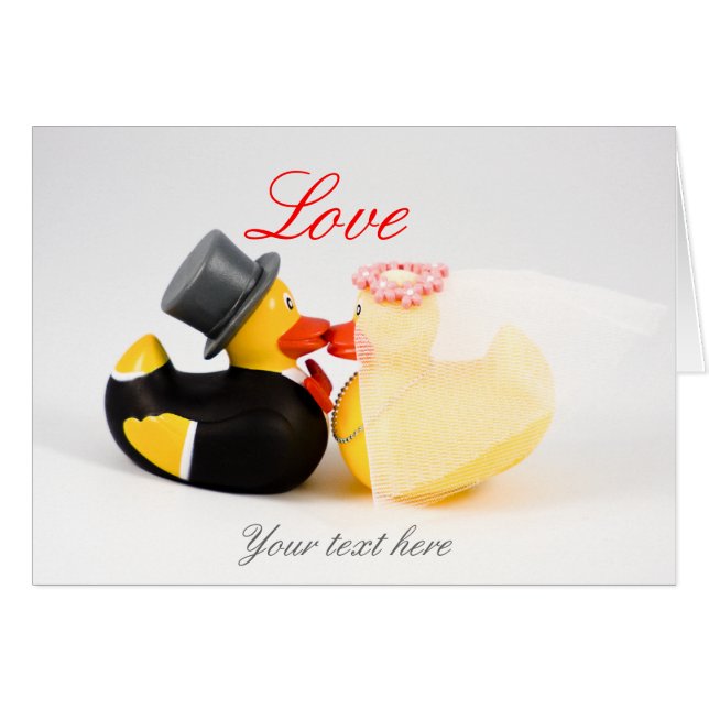 Hochzeitsenten (Vorderseite (Horizontal))