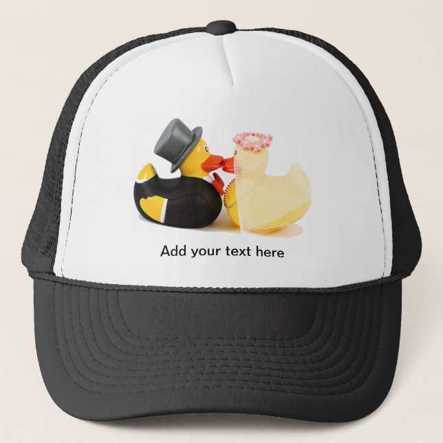 Hochzeitsenten 1 truckerkappe (Vorderseite)