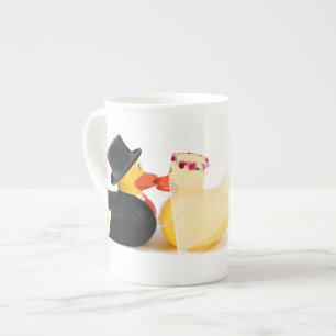Hochzeitsenten 4 ... Keramik Tasse