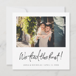 Hochzeitserklärung mit Foto Ankündigung