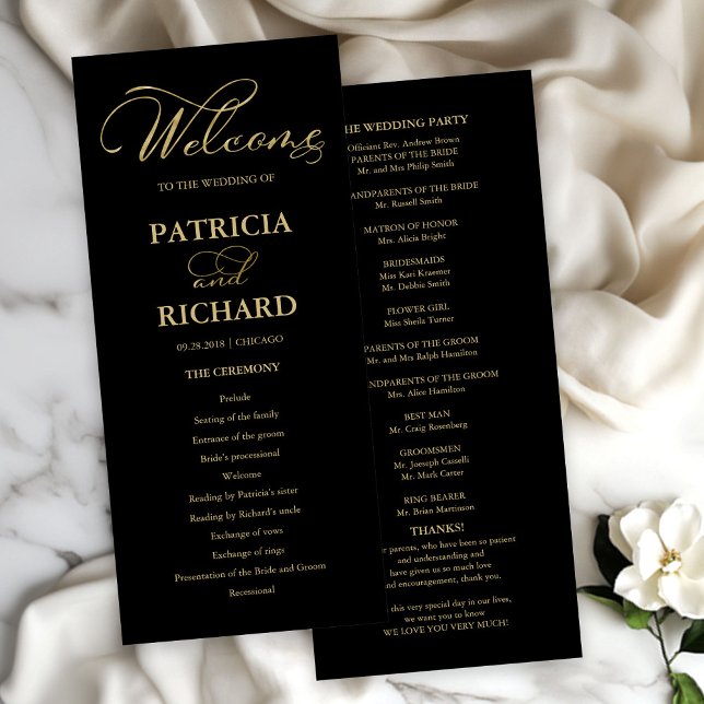 Hochzeitseröffnungsfeier Gold Programm (Von Creator hochgeladen)