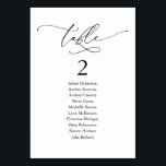 Hochzeitsessen, moderne Gästekarte und Tischnummer<br><div class="desc">Hochzeitsessen Gastsitzkarte,  Modernes romantisches Thema Individualisieren Sie den Text und / oder entfernen und füllen Sie mit Ihrem Thema Hochzeitsfeier.</div>