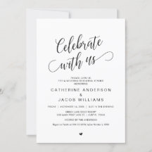 Hochzeitsessen Probe, Einfach Klassik Black, Inv