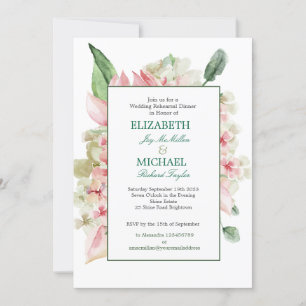 Hochzeitsessen Probe Elegante Florenz Einladung