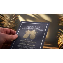 Hochzeitsessen Probe Goldene Ananas