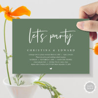 Hochzeitsessen und Tanzen, Party