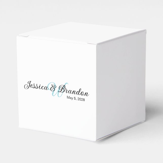 Hochzeitsetikett 016 geschenkschachtel (Vorderseite)