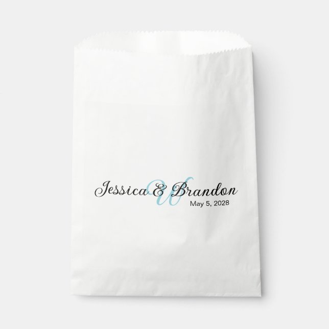 Hochzeitsetikett 016 geschenktütchen (Vorderseite)