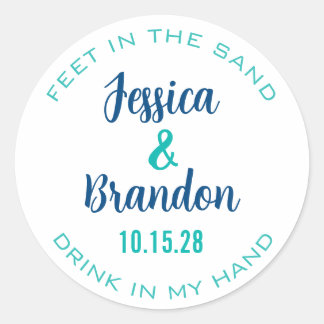 Hochzeitsetikett 30507 runder aufkleber