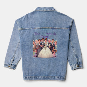 Hochzeitsfamilie Jeansjacke