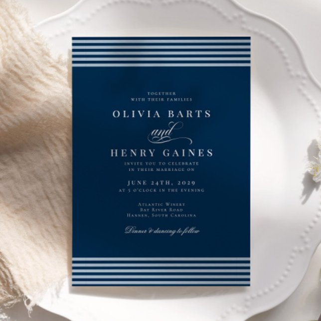 Hochzeitsfeier am Meer Einladung (Von Creator hochgeladen)