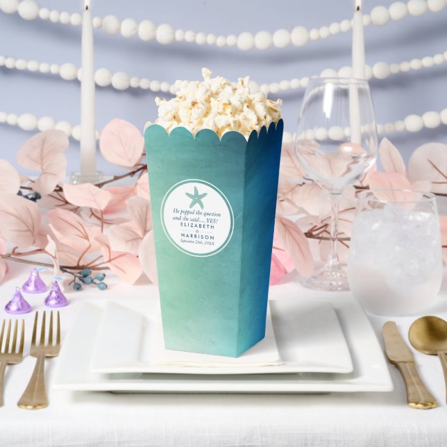 Hochzeitsfeier am Meeresfrüchtestrand Geschenkschachtel (Hochzeit)