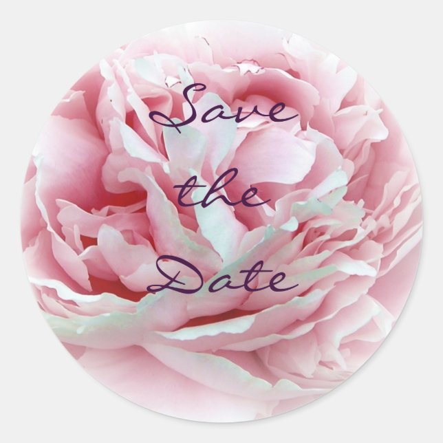 Hochzeitsfeier Blume Umschlag Aufkleber (Vorderseite)