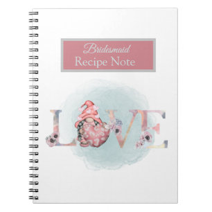 Hochzeitsfeier Bridesmaid Gift Idea Notizblock